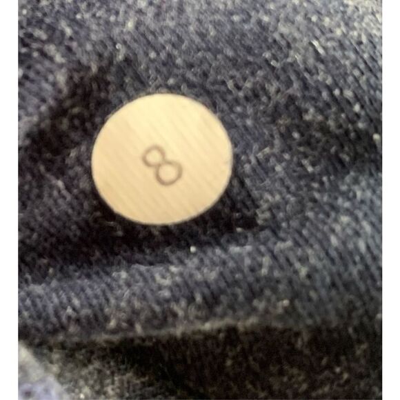 82 LULULEMON Gratitude WRAP SNAP navy blue SWEATSHIRT JACKET sz 8 - Picture 10 of 10